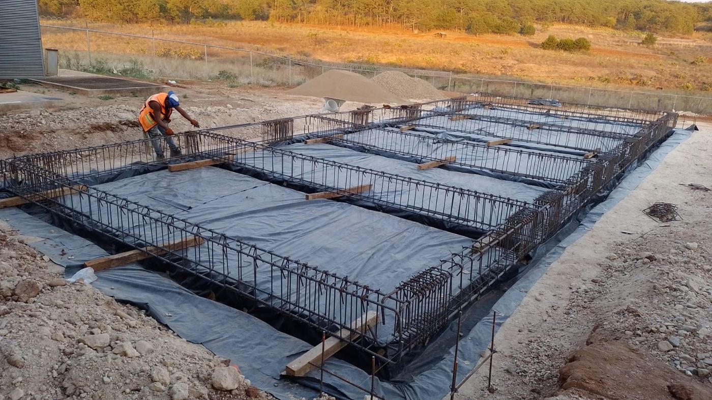 Armado de acero para cimentación